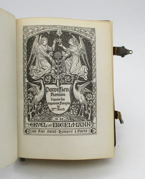 Paroissien Romain d'après les imprimés français du XVe siècle. GRUEL; ENGELMANN