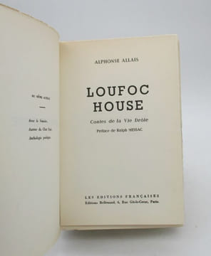 Loufoc House. ALLAIS (Alphonse)