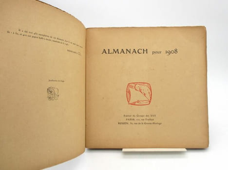 Almanach pour 1908. undefined