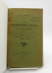 Les Parlementaires français au XVIe siècle