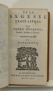 De la sagesse