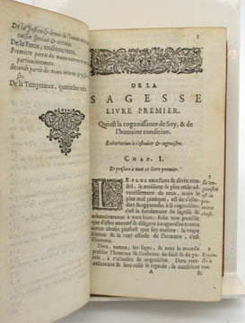 De la sagesse. CHARRON (Pierre)