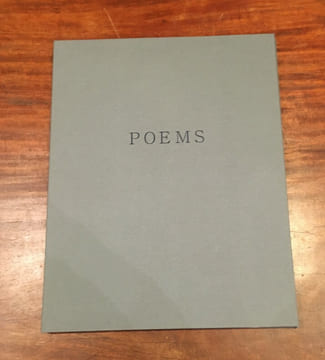 Poems. BALDESSARI (John); WILLIAMS (William Carlos)