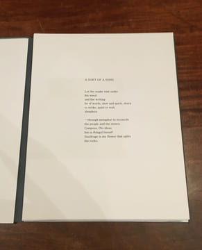 Poems. BALDESSARI (John); WILLIAMS (William Carlos)