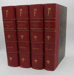 Extraits des registres du conseil. Parlement de Paris : manuscrits