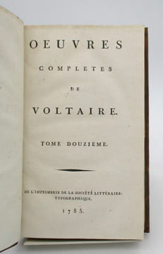 Oeuvres complètes. VOLTAIRE