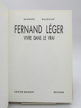 Fernand Léger. BAUQUIER (Georges)