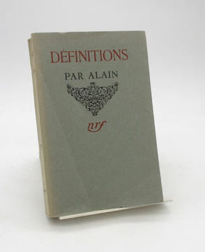 Définitions. ALAIN