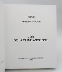 L'Or de la Chine ancienne