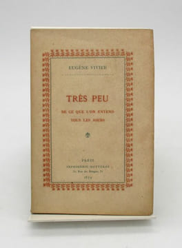 Très peu de que l'on entend tous les jours. VIVIER (Eugène)