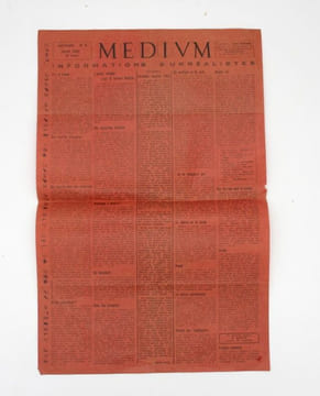 Medium. Informations surréalistes. [SURRÉALISME]