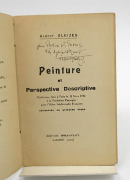 Peinture et Perspective Descriptive. GLEIZES (Albert)