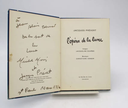 L'Opéra de la lune. PRÉVERT (Jacques); DUHÊME (Jacqueline)