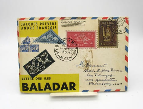 Lettres des îles Baladar. PRÉVERT (Jacques); FRANÇOIS (André)