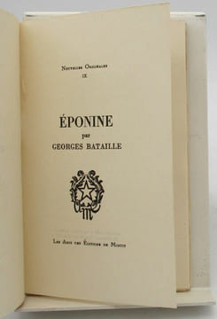Éponine. BATAILLE (Georges)