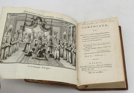 Comédiana ou Recueil choisi d'anecdotes dramatiques, bons mots des comédiens, et réparties spirituelles, de bonhomie et de naïveté du parterre [suivi de:] Cricriana, ou Recueil des Halles, suite de Brunétiana, de l'Angotiana, de Guères de Trois avec les facéties du Sieur Turpin