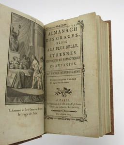 Almanach des Graces dédié à la plus belle. Étrennes érotiques et patriotiques chantantes