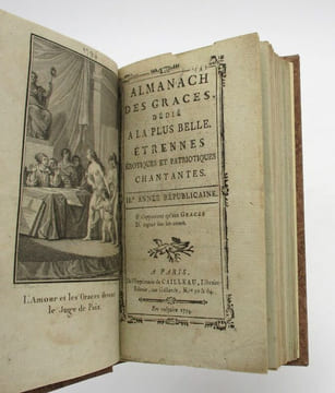 Almanach des Graces dédié à la plus belle. Étrennes érotiques et patriotiques chantantes. undefined