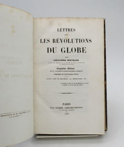 Lettres sur les révolutions du globe