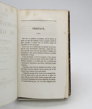 Lettres sur les révolutions du globe. BERTRAND (Alexandre)