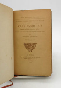 Vers pour Iris (Henriette de Coligny, comtesse de La Suze)