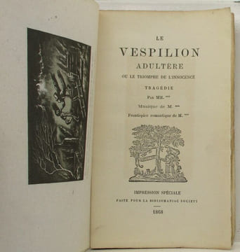 Le Vespilion adultère ou le Triomphe de l'innocence. undefined