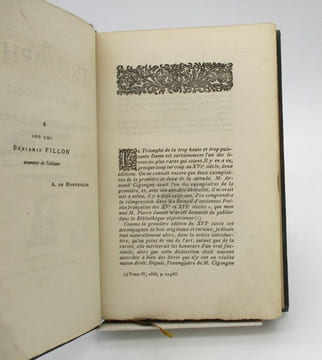Le Triumphe de la haulte et puissante dame Vérolle et le Pourpoint fermant à boutons. MONTAIGLON (Anatole de)