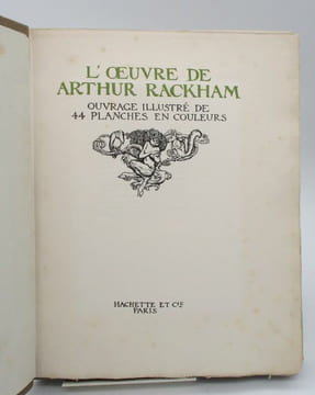 L'Oeuvre de Arthur Rackham. RACKHAM (Arthur)