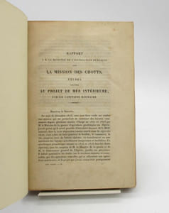 Rapport à M. le Ministre de l'Instruction publique sur la mission des Chotts. Études relatives au projet de mer intérieure