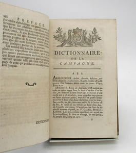Dictionnaire portatif de la campagne