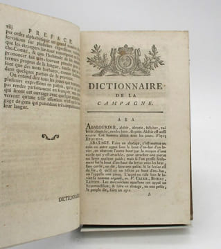 Dictionnaire portatif de la campagne. BESANÇON (Étienne Modeste, abbé)