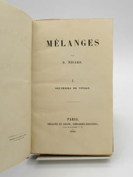 Mélanges. NISARD (Désiré)