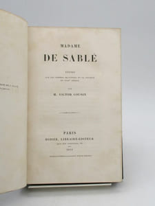 Madame de Sablé