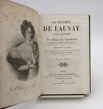 Le Vicomte de Launay. Lettres parisiennes. GIRARDIN (Delphine de)