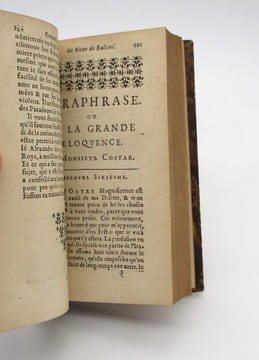 Les Oeuvres diverses du sieur de Balzac. BALZAC (Jean-Louis Guez de)