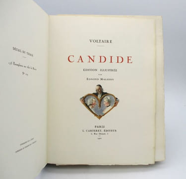 Candide. VOLTAIRE; MALASSIS (Edmond)
