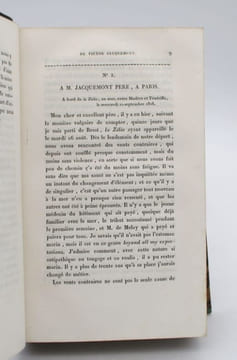 Correspondance de Victor Jacquemont avec sa famille et plusieurs de ses amis, pendant son voyage dans l'Inde (1828-1832). [JACQUEMONT (Victor)]