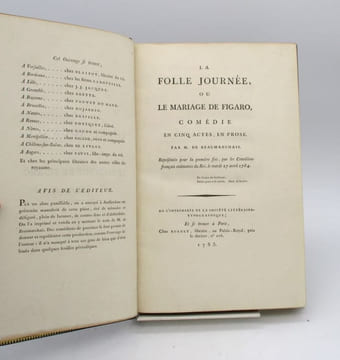 La Folle Journée ou le Mariage de Figaro. BEAUMARCHAIS (Pierre-Auguste Caron de)