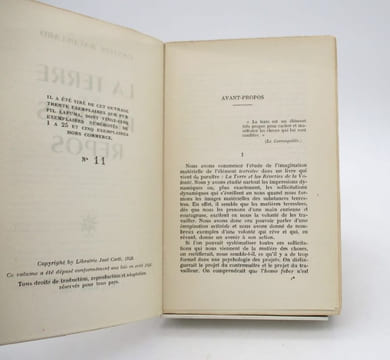 La Terre et les Rêveries du repos. BACHELARD (Gaston)