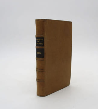 Almanach historique du département de l'Yonne et de la ville de Sens pour l'année 1834. [ALMANACH]