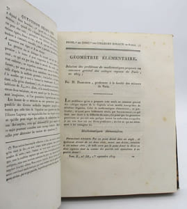 Annales de mathématiques pures et appliquées