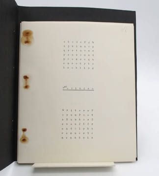 A Sound Poem Sequence. COBBING (Bob)