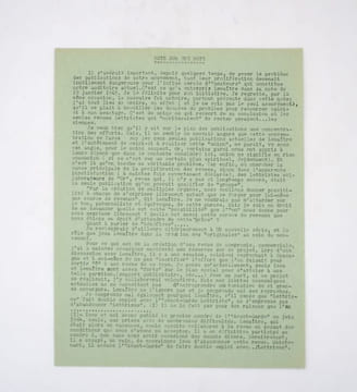 Note sur une note. ALTMANN (Roberto)