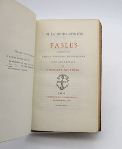 Fables composées pour l'éducation du duc de Bourgogne