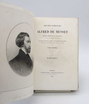 Oeuvres complètes de Alfred de Musset [et] Biographie de Alfred de Musset. MUSSET (Alfred de)