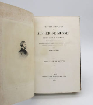 Oeuvres complètes de Alfred de Musset [et] Biographie de Alfred de Musset. MUSSET (Alfred de)
