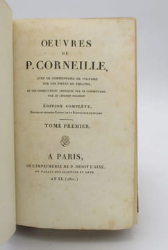 Oeuvres de P. Corneille. CORNEILLE (Pierre)