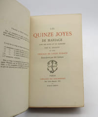 Les Quinze Joyes de mariage