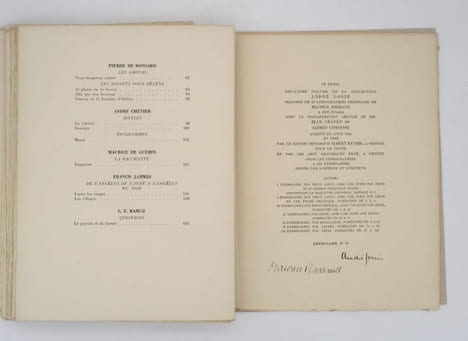 Églogues. HÉSIODE, THÉOCRITE, VIRGILE, TIBULLE, LONGUS, RONSARD (Pierre de); CHÉNIER (André), GUÉRIN (Maurice de), JAMMES (Francis); RAMUZ (C.F.)