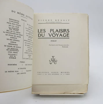 Les Plaisirs du voyage. BENOIT (Pierre)